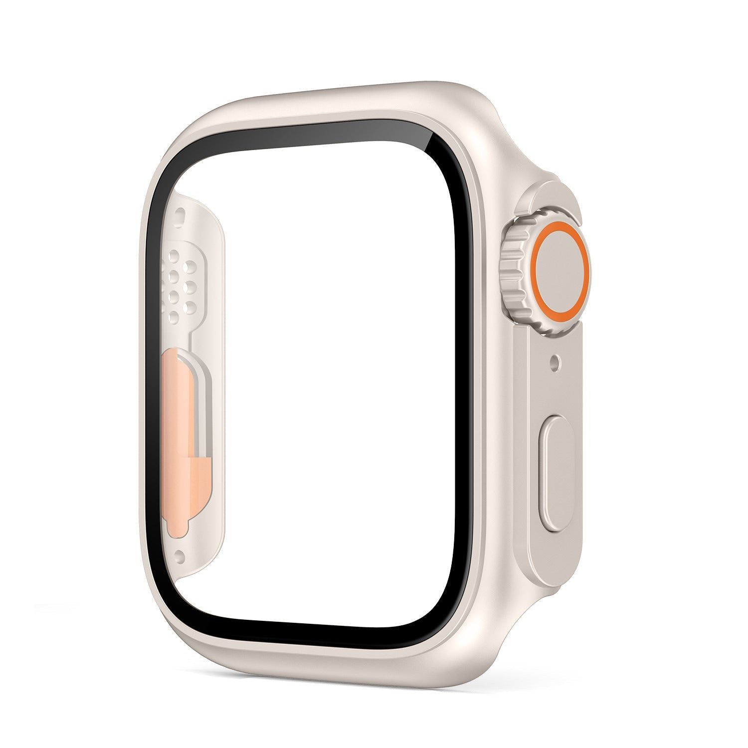 Ultra-thin & Waterproof Apple Watch Case with Tempered Glass Film