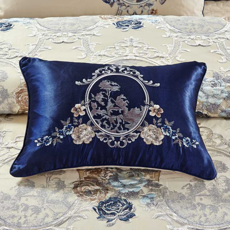 Juego de cama de lujo con estampado de jacquard oriental