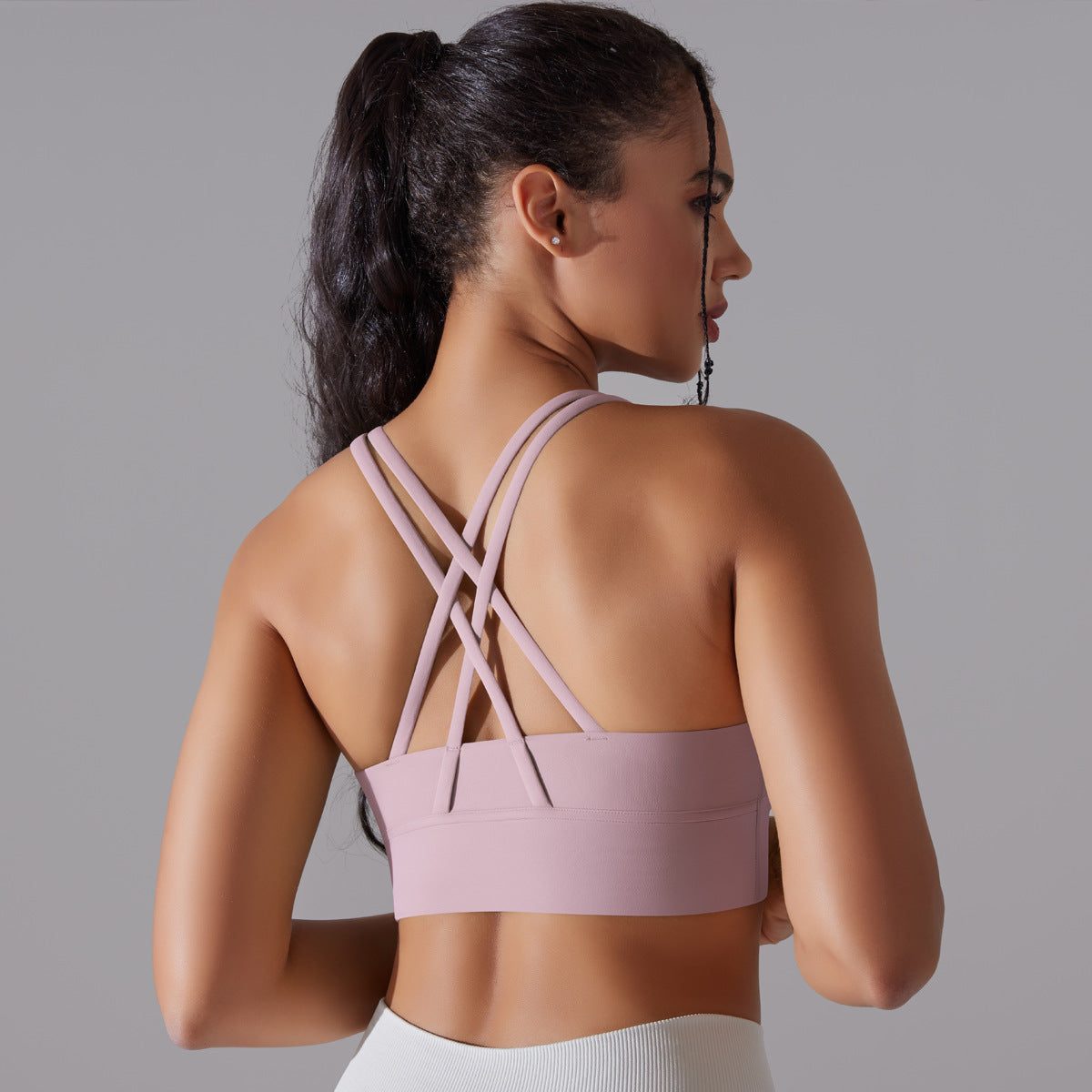 Double-Cross Shockproof Sports Bra