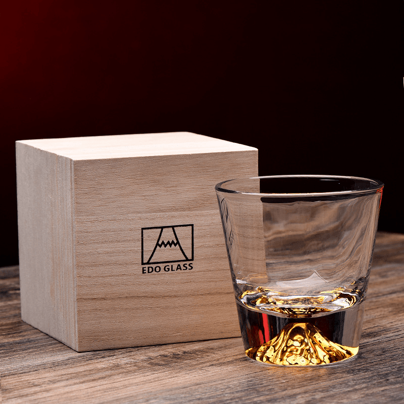 Japanische Mount Fuji Whisky-Glas-Sets