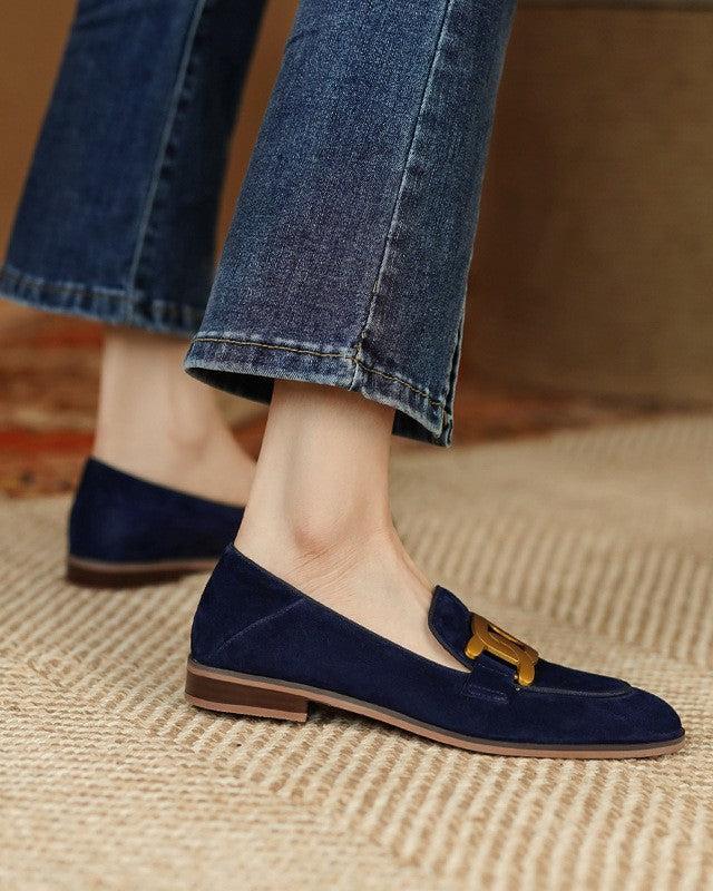 Duchess Loafers Semsket skinn