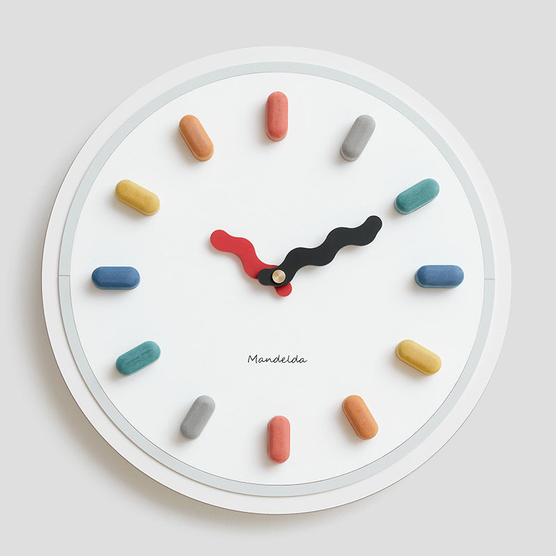 3D Nordic Silent Wall Clock – miljøvennlig moderne design for stuer