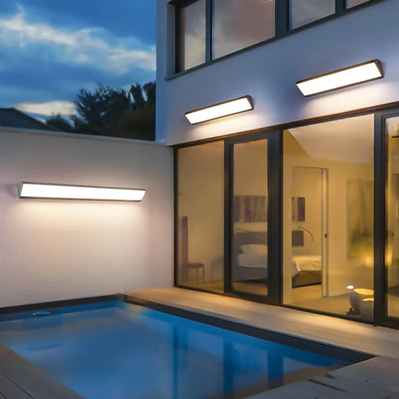 PatioGlow - Lâmpada de Luz de Parede LED à Prova de Água