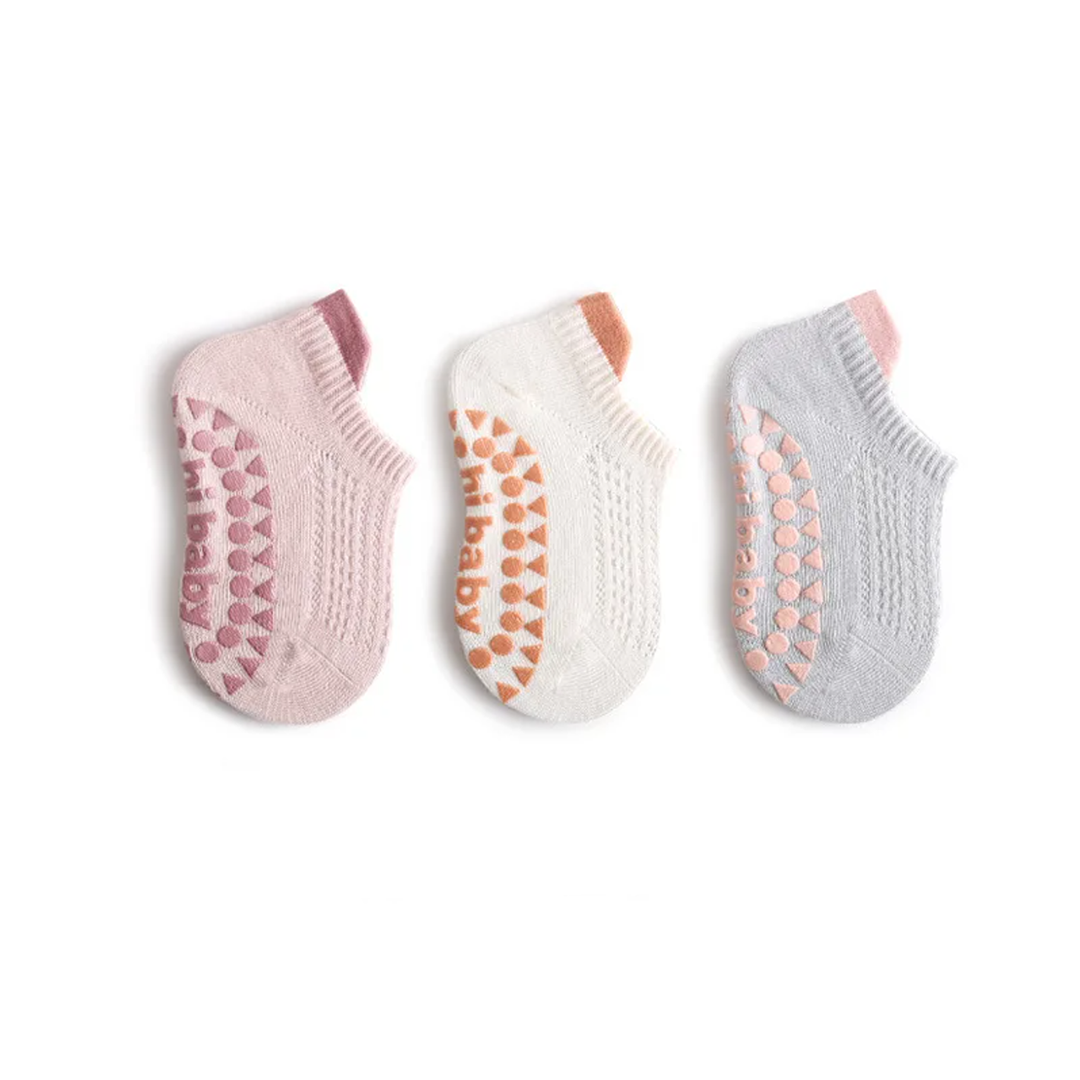 Anti-slip Baby Socks, 3 Pair