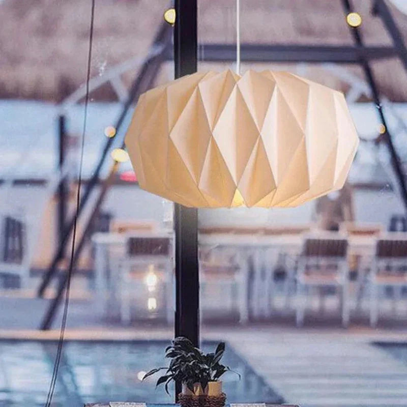 OrigamiLight - Abajur de papel moderno nórdico