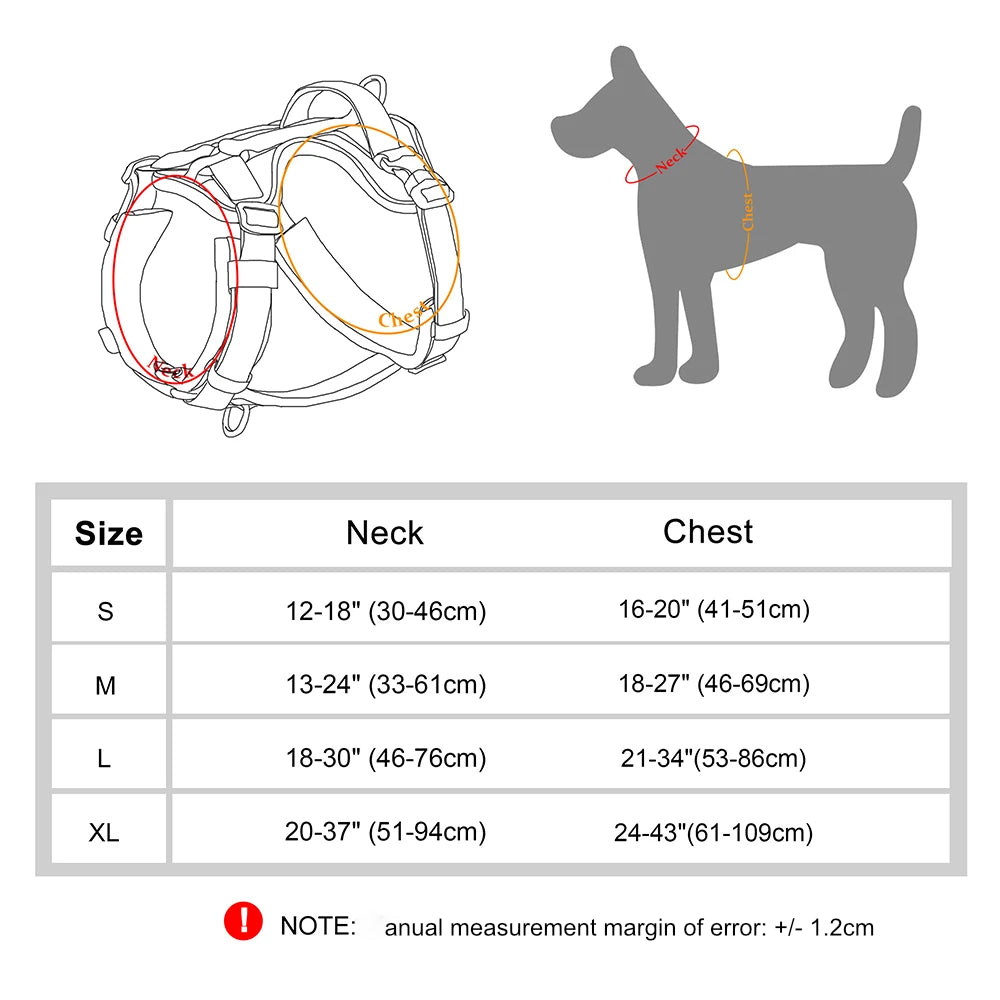 Arnés para perros Pawfey Agile con diseño reflectante y asa resistente