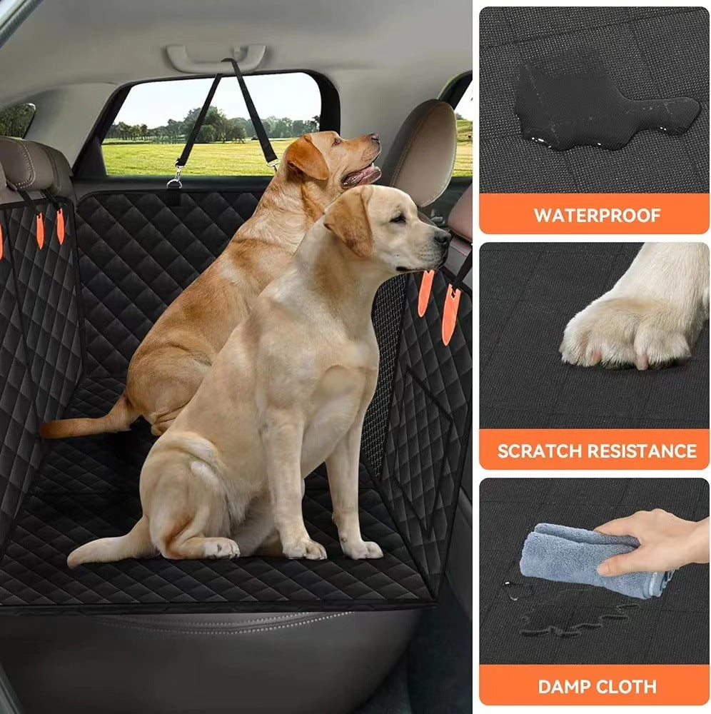 Premium Hard Bottom Dog Car Seat Cover