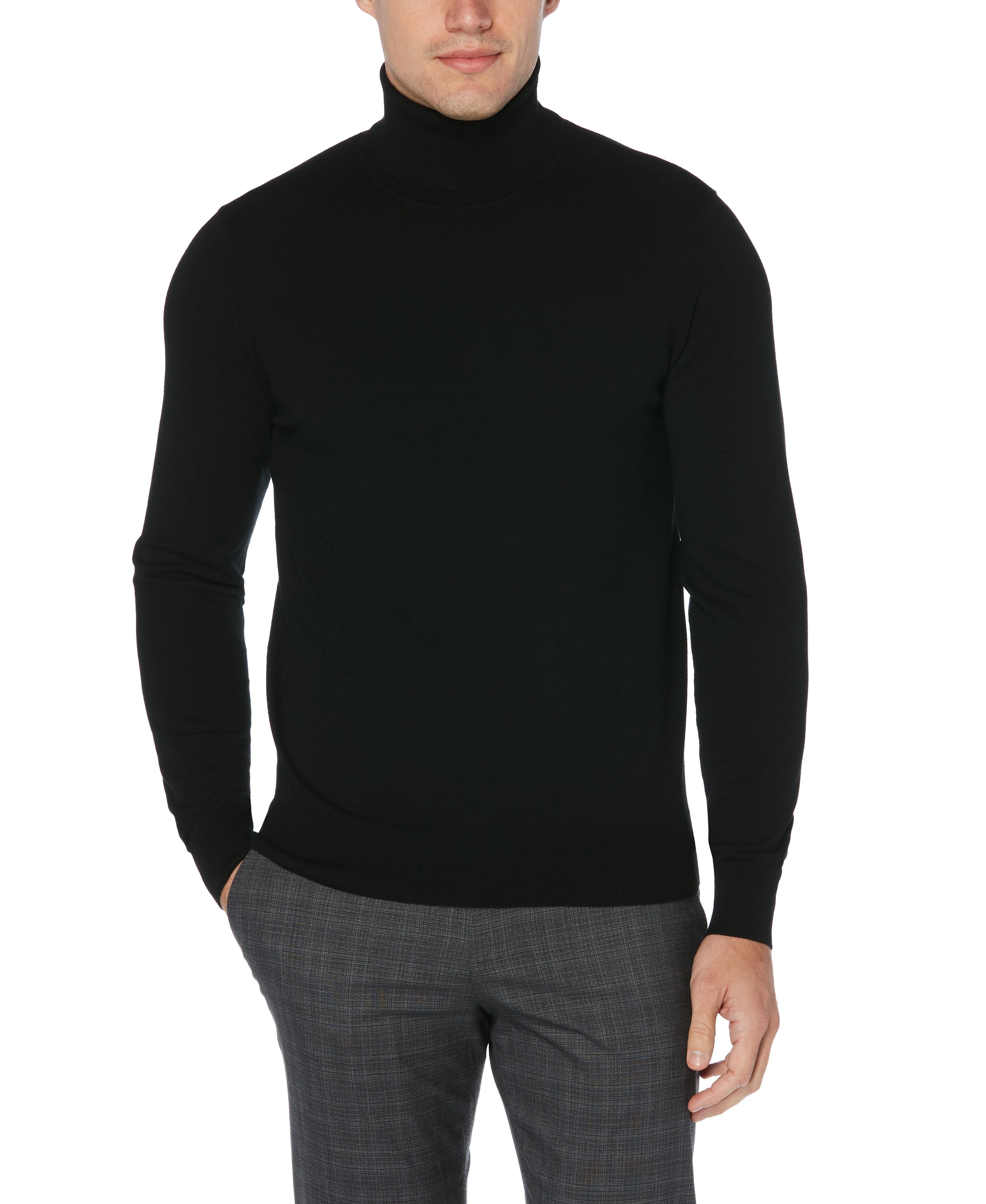 Sweter z golfem Solid Tech Knit