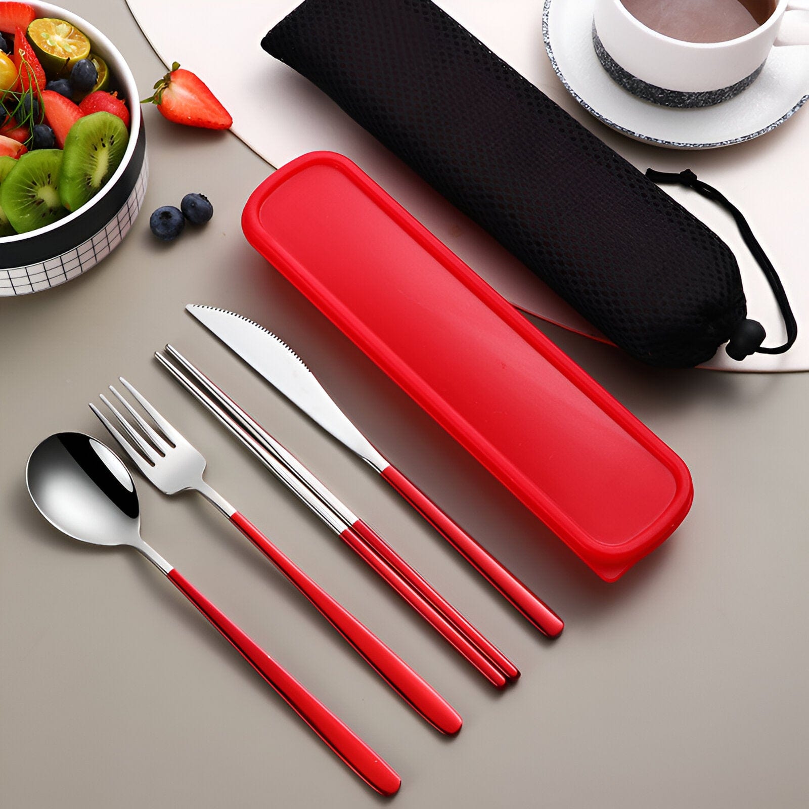 Portable  Stainless Steel Cutlery Set