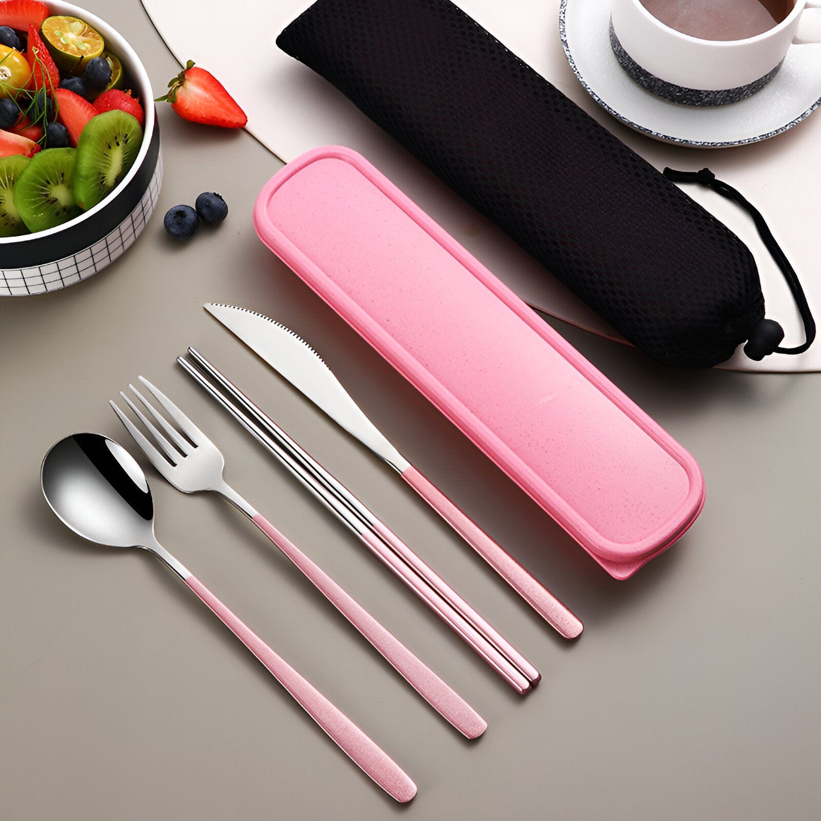 Portable  Stainless Steel Cutlery Set