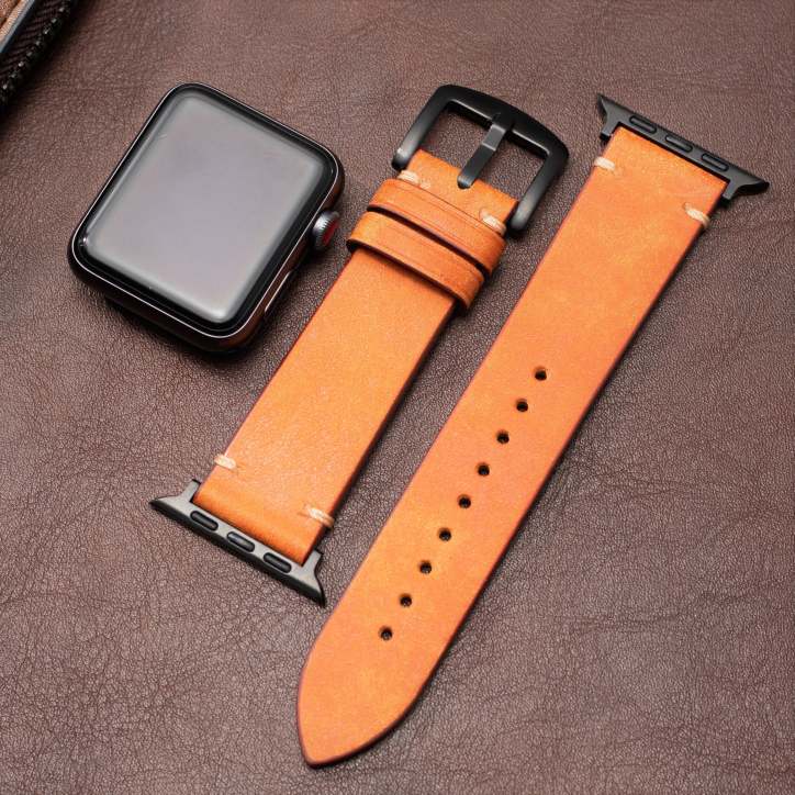 Premium Italian Leather Apple Watch Band