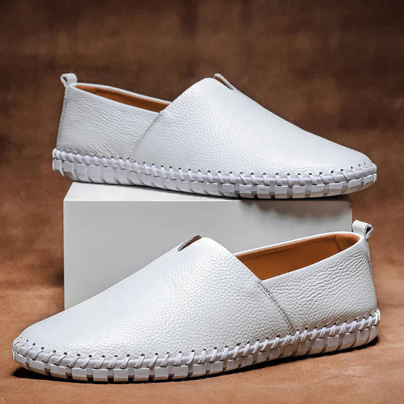 Giuseppe Abbati skor. 100% äkta läder tofflor sommar loafers sandaler