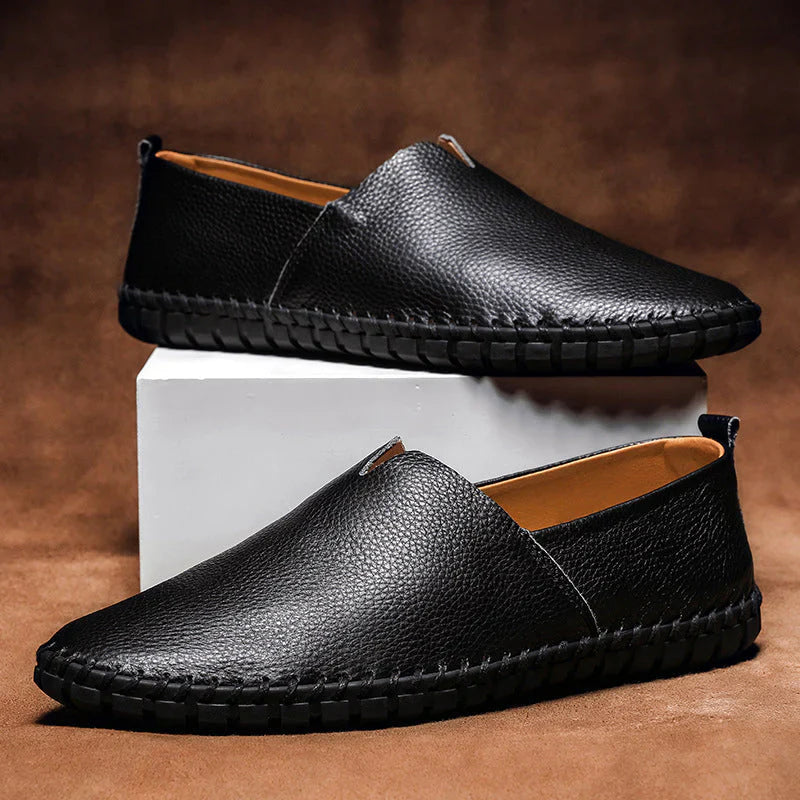 Giuseppe Abbati skor. 100% äkta läder tofflor sommar loafers sandaler