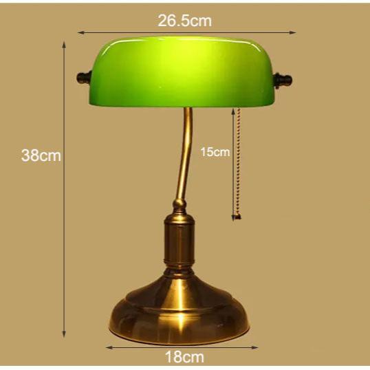 Eureka – Lampada da tavolo in vetro europeo