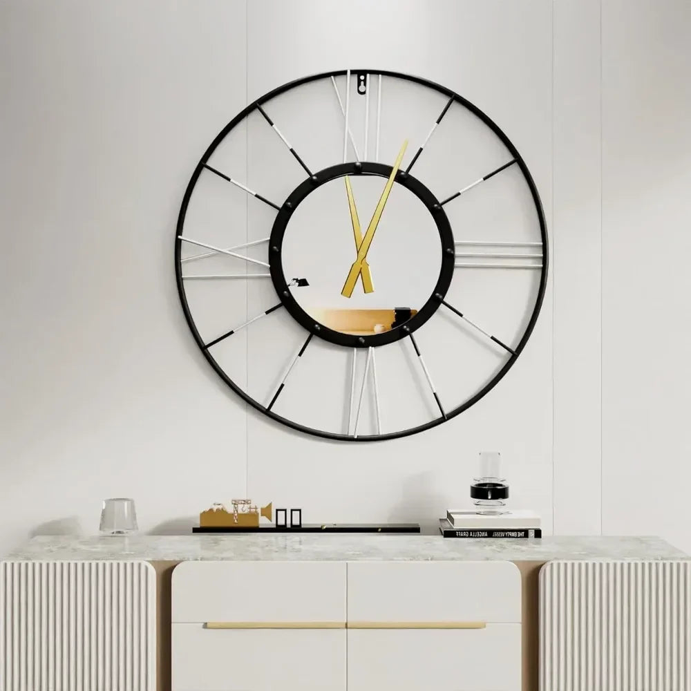 MetalDesign – Horloge murale moderne pour la décoration intérieure