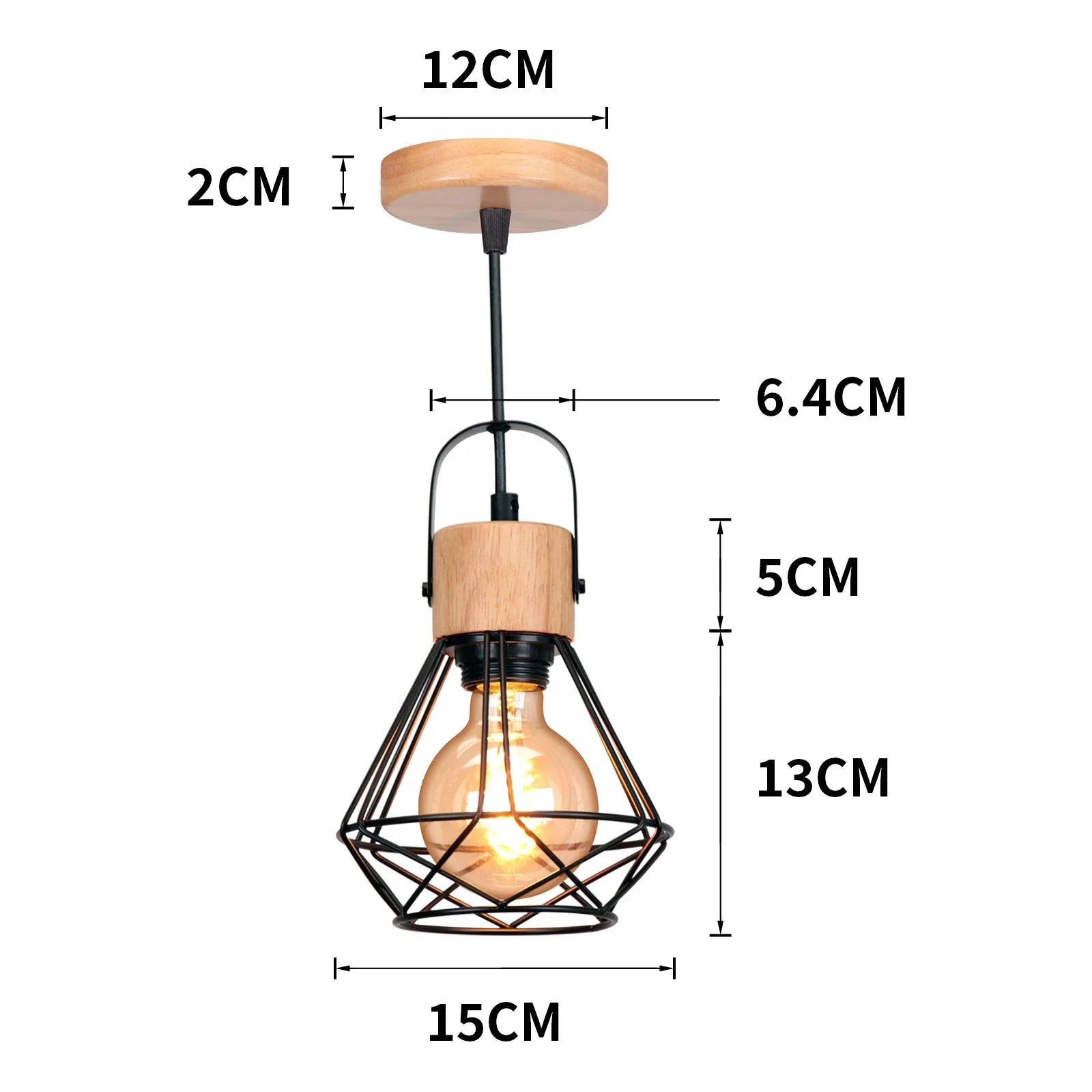 Luci in Legno Vintage Nordiche