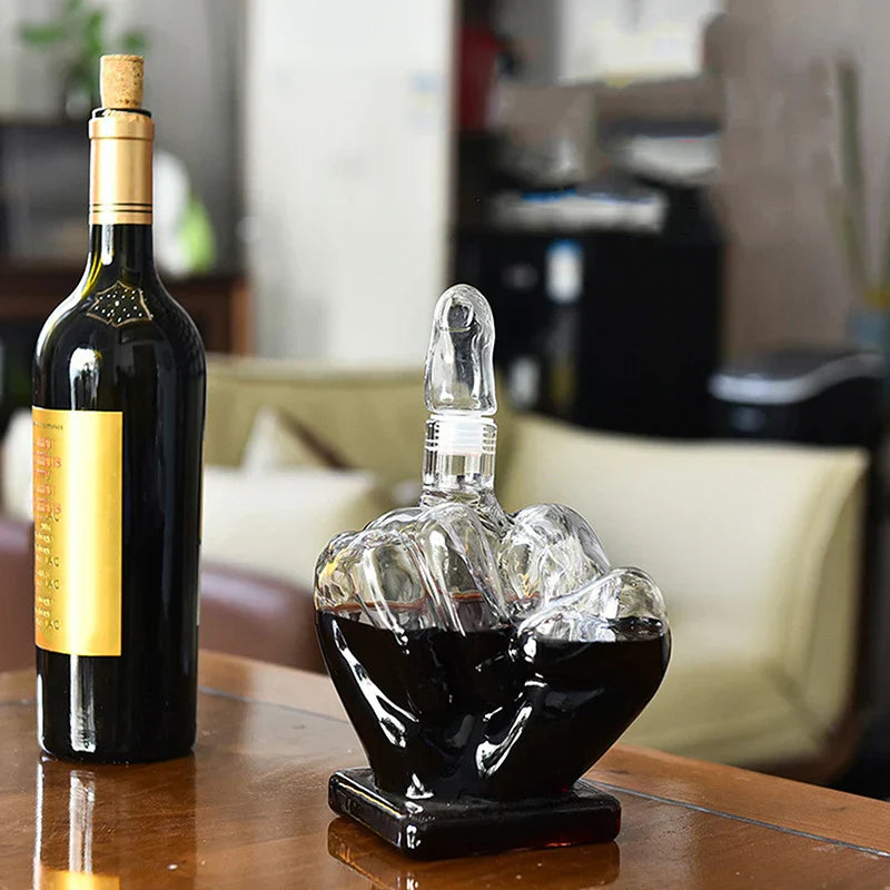 Vrimlo® Decanter With A Bad Attitude