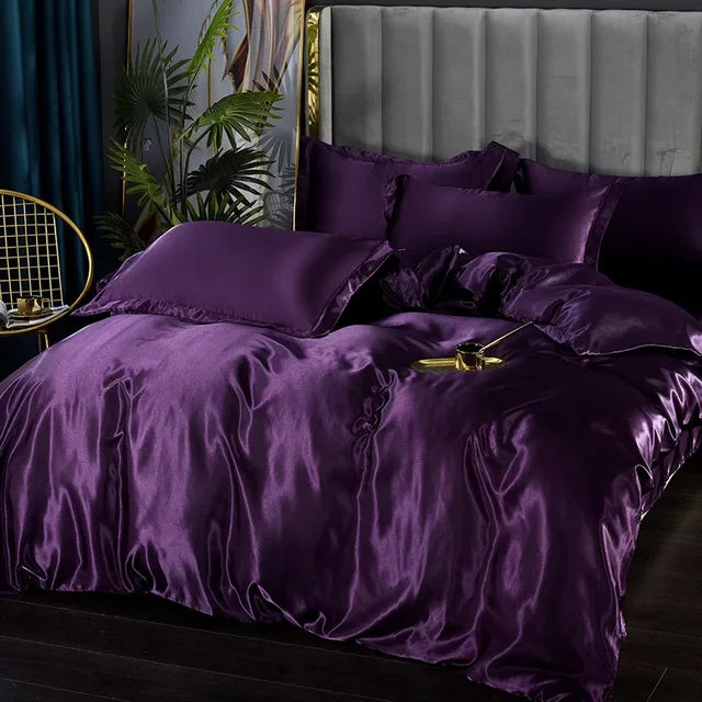 Silk Satin Bedding Set