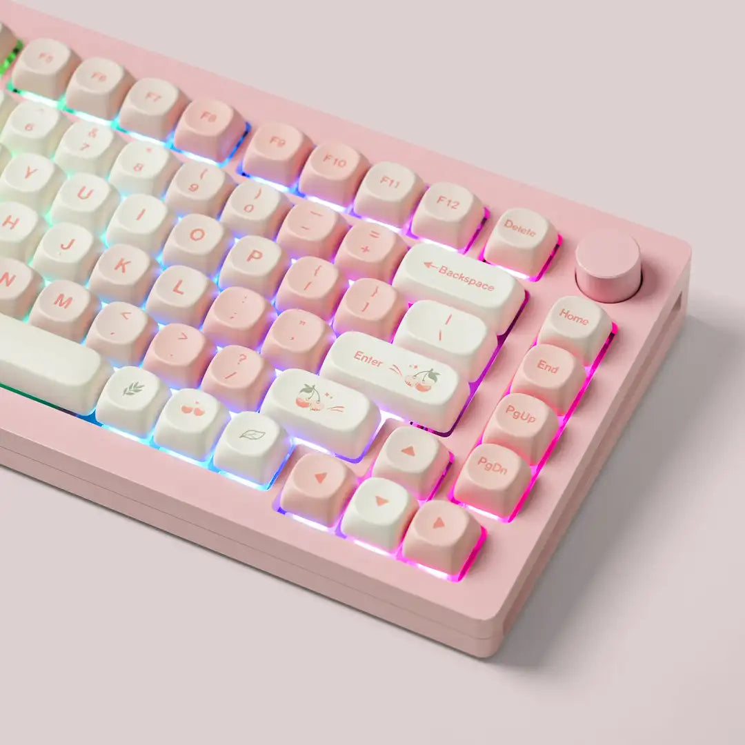 Pink Cherry Custom Keycaps