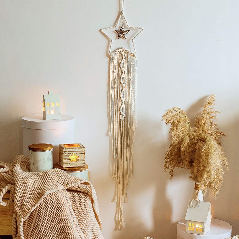 Macrame Dream Catcher With Lights