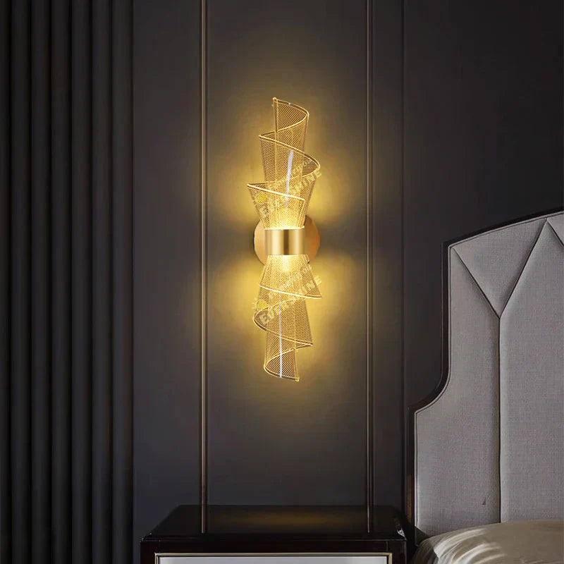 Nordic Spiral - Skandinavisk Design LED Vegglampe