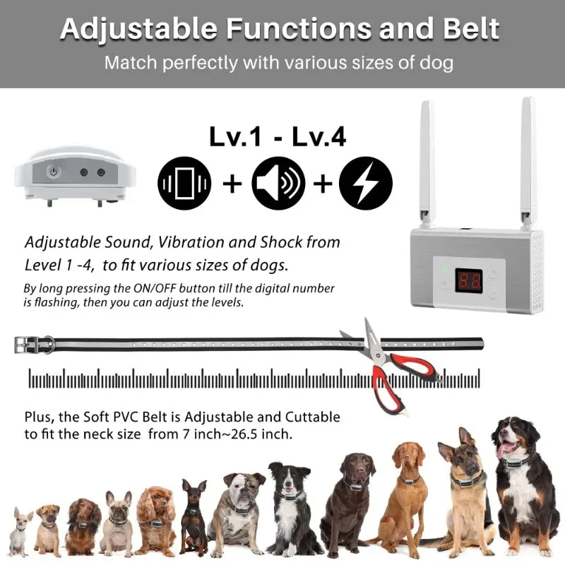 Drahtloses elektrisches Hundezaunsystem von Himalayan Paw