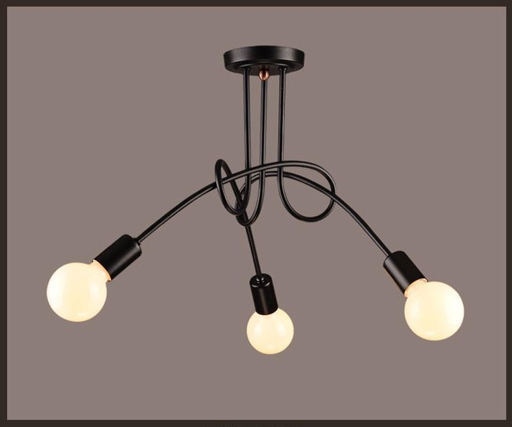 XC Anon - American Retro Wrought Iron Chandelier