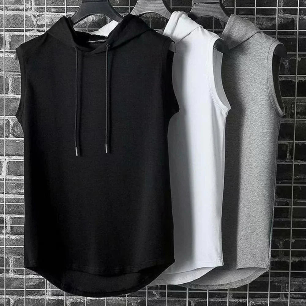 FLEXFIT SEM MANGAS MUSCLE HOODIE