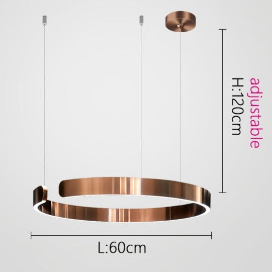 Lampadario a led Bérénice