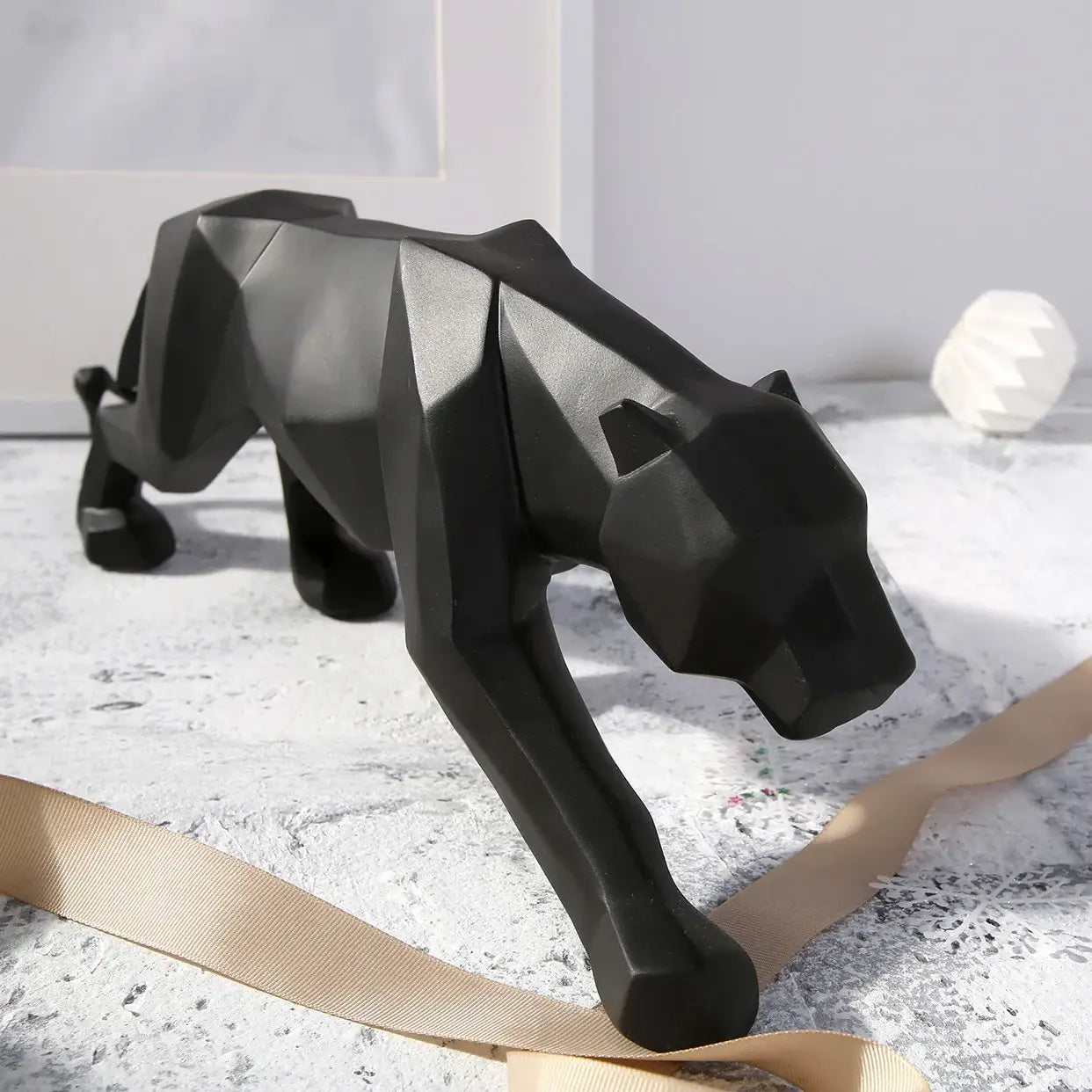 Panther Harpiks Skulptur Abstrakt Figur