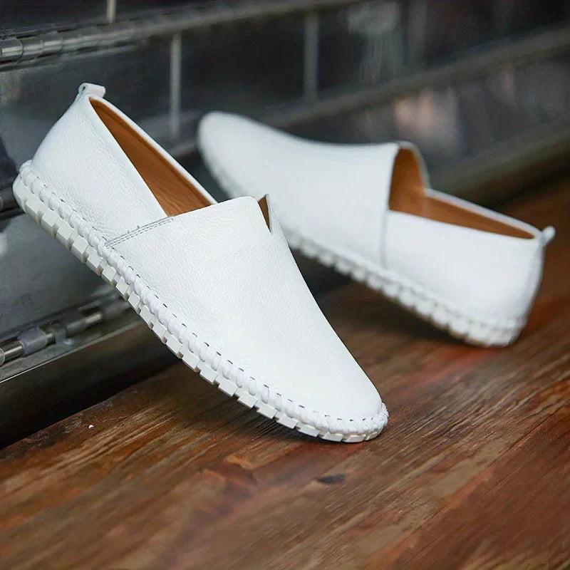 Giuseppe Abbati skor. 100% äkta läder tofflor sommar loafers sandaler