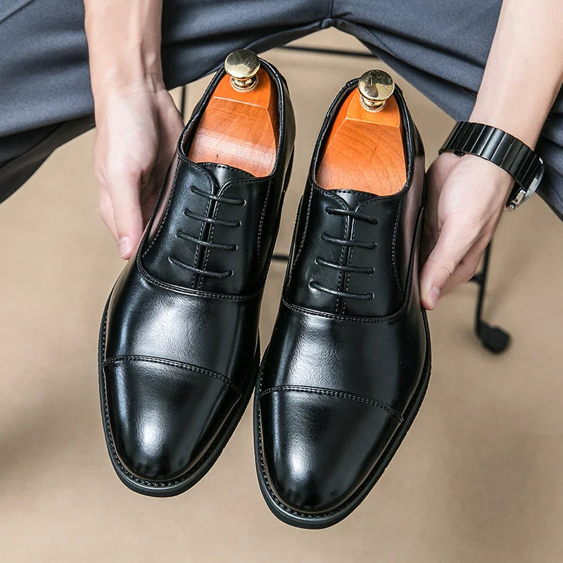 Neue luxuriöse Business-Lederschuhe für Herren – bequem, stilvoll und elegant