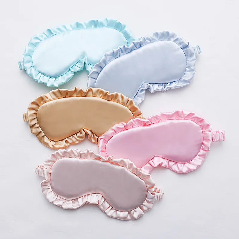 Silk Ruffle | Ruffled Sleep Mask