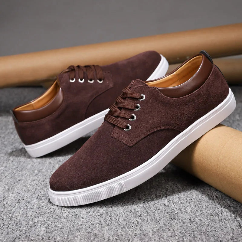 Genuine Suede Leather Sneaker