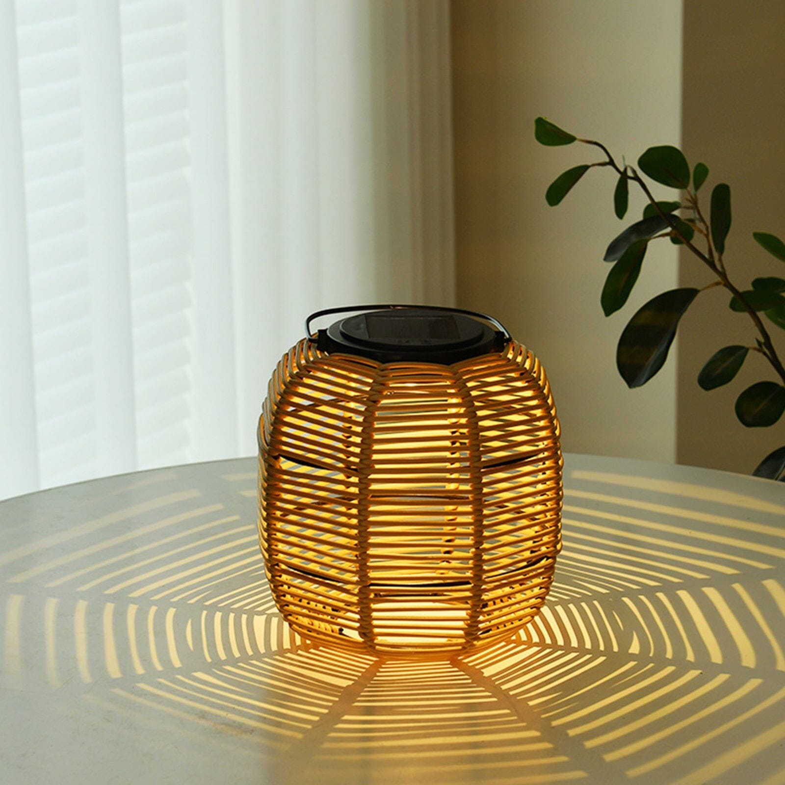 Rattan Hage Lantern Kurv