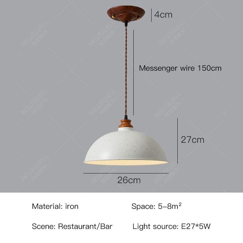 Lumière suspendue LED design minimaliste blanche