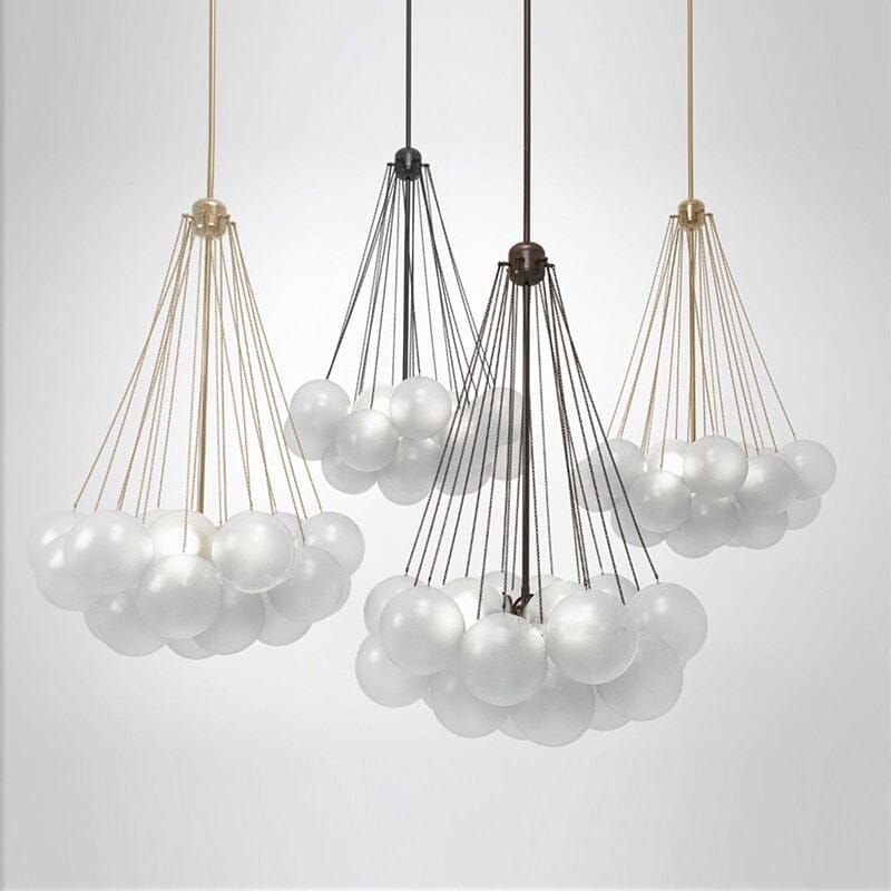 Vrimlo Frosted Ball Chandelier