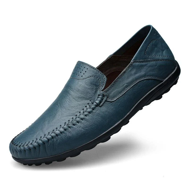 Chaussons Francesco Tacconi. Mocassins/chaussures d'été 100 % cuir véritable