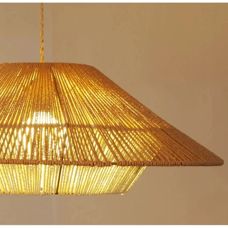 Selina Rattan Wabi Sabi Pendant Lights