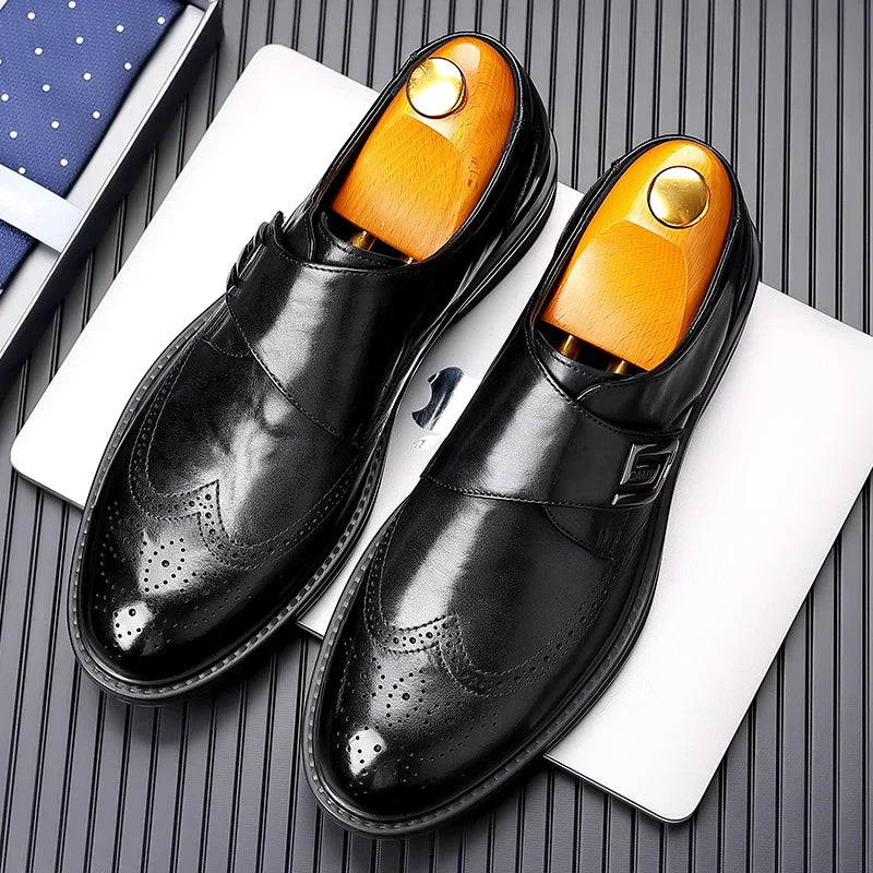 TitanCraft business leather shoes for men