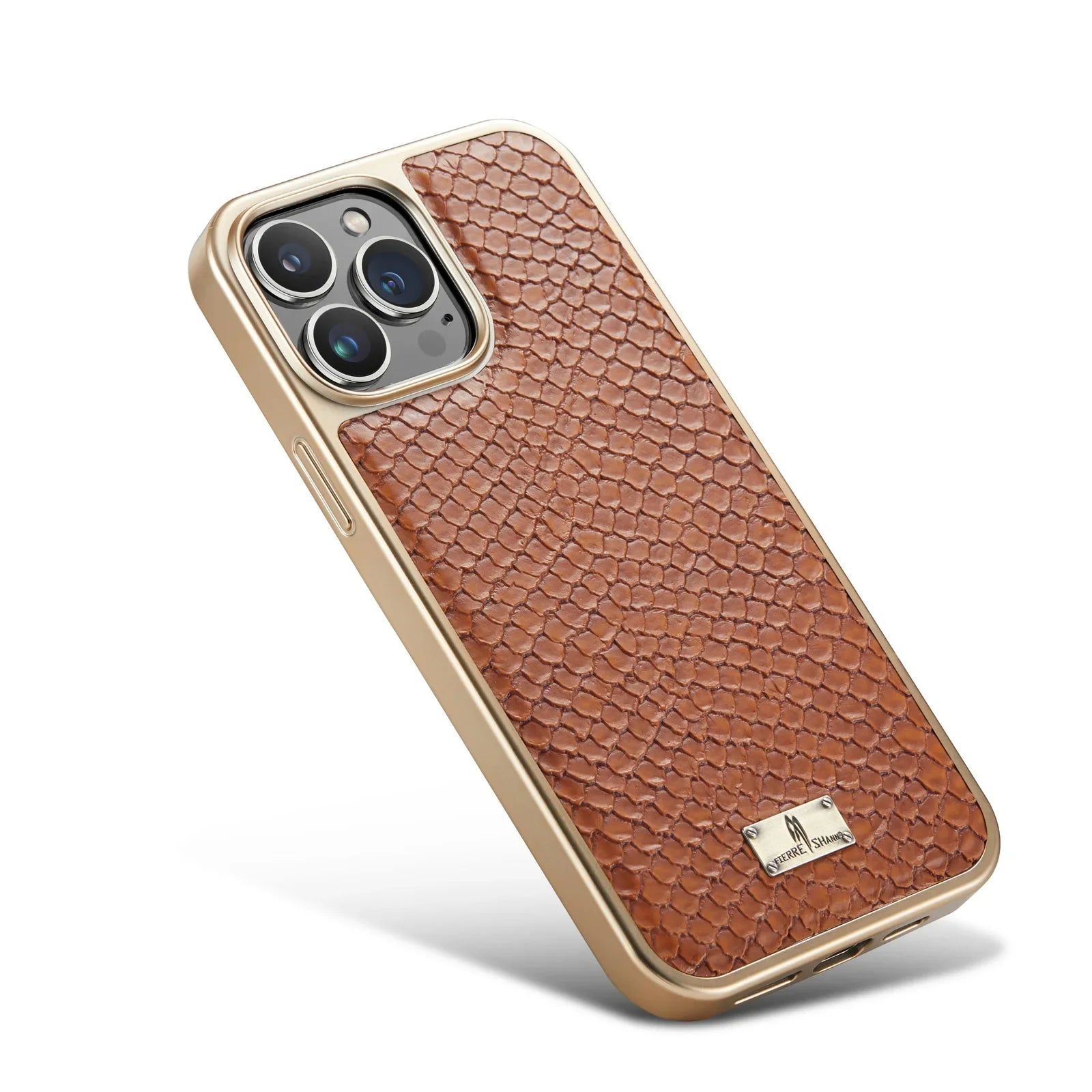 Snake Pattern Leather Phone Case For Iphone