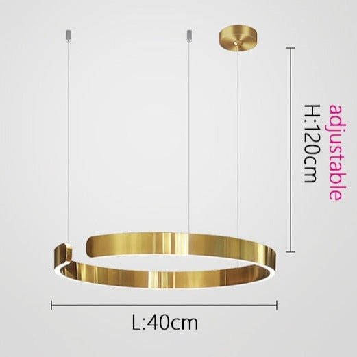 Lampadario a led Bérénice