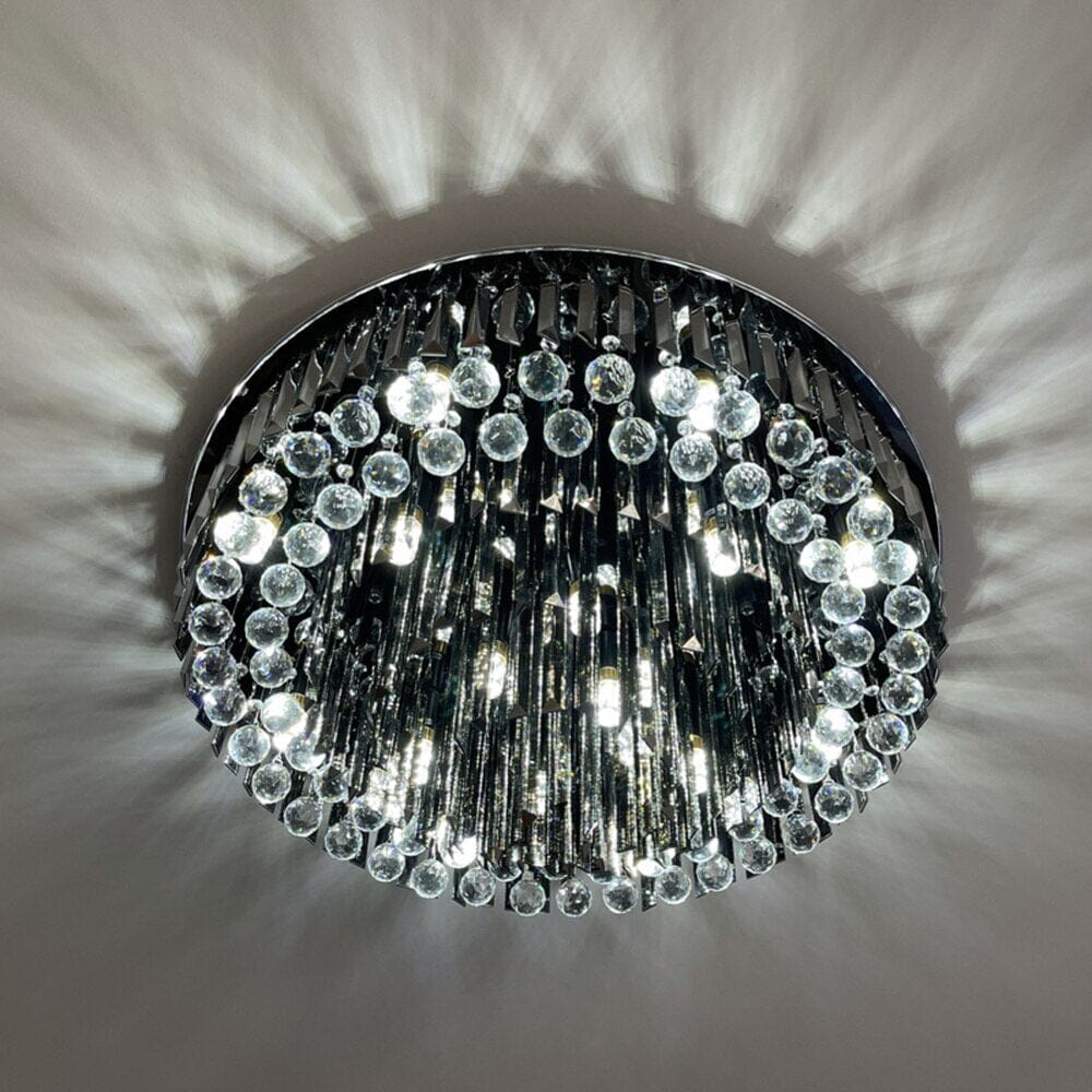 Chandelier en cristal noir Meridian