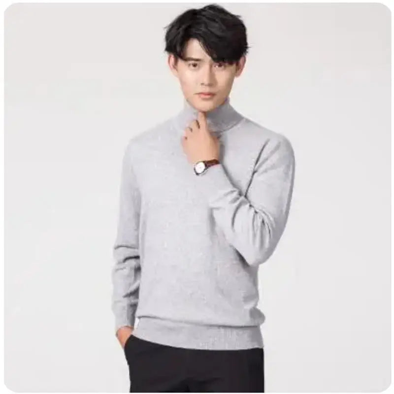 Maglione a collo alto in cashmere Elliot – Calore di lusso per uomo | Autunno e inverno 2023