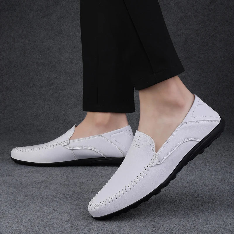 Pennybrook leren loafers