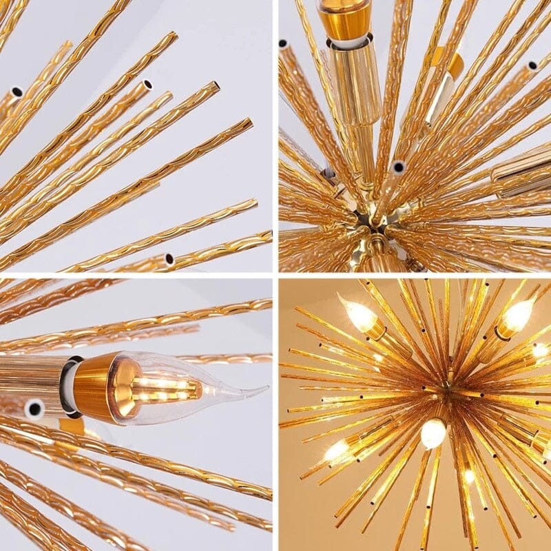 Postmodern firework chandelier