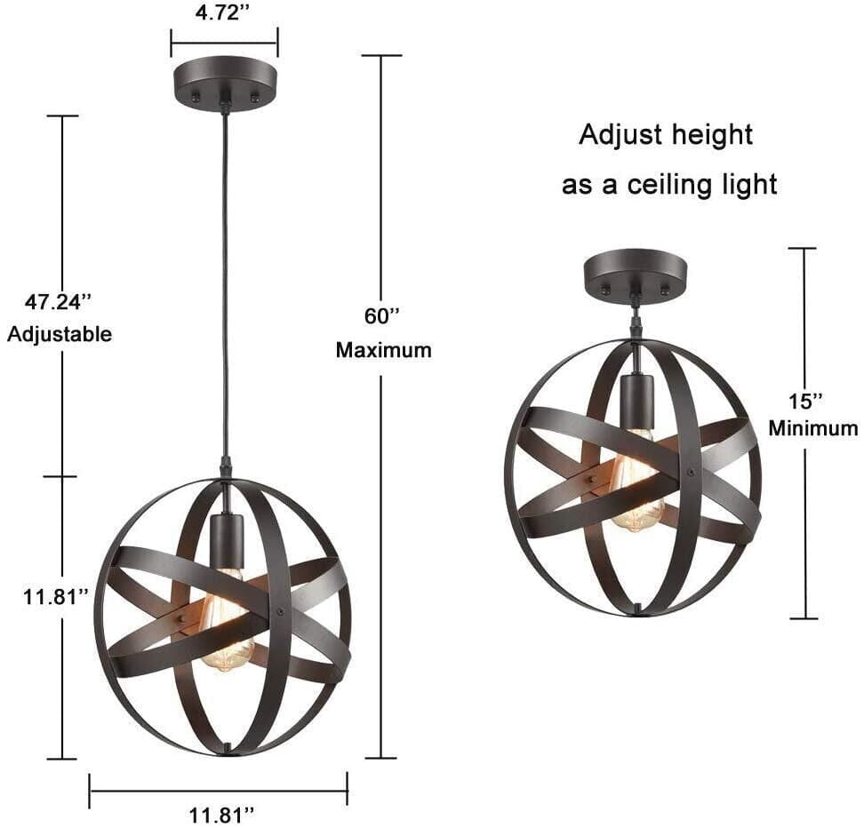 The Nordic Iron Farmhouse Chandelier