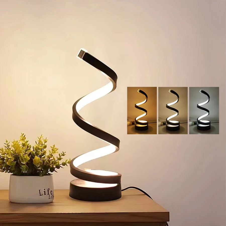 Spiral Modern | Dimmable Desk Lamp