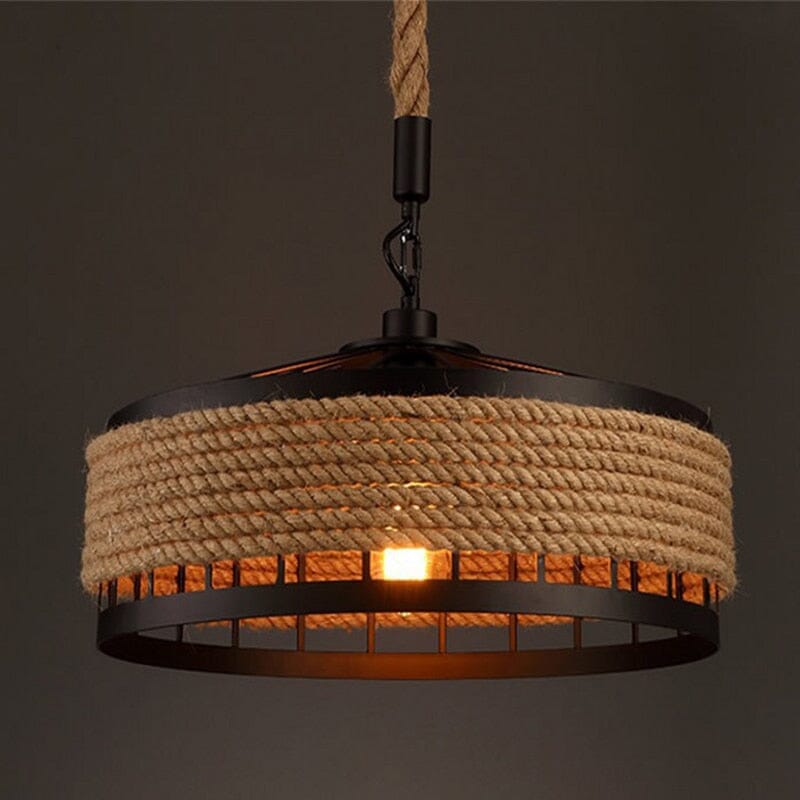 Sisal Rope Pendant Light