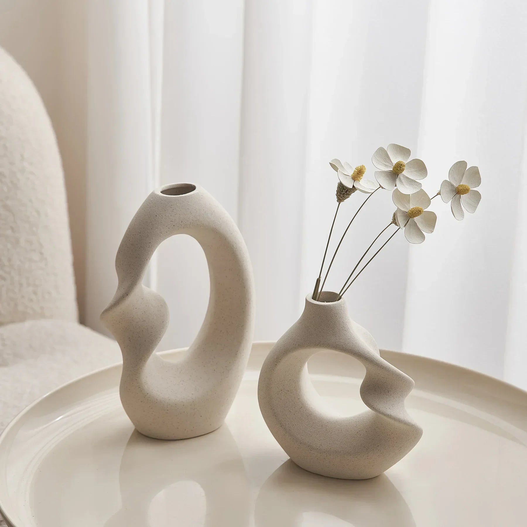 Onda Sculptural Vase Set